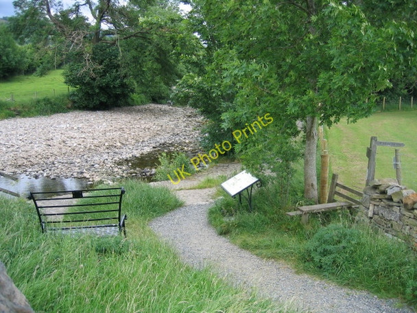 Photo 6"x4" A seat by the River Dee Dent\/SD7086 c2008