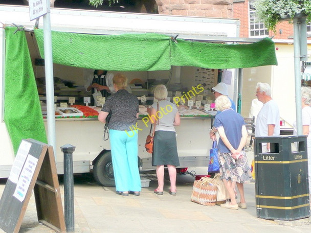 Photo 6"x4" Thursday fish stall, Ross-on-Wye Ross-on-Wye c2009