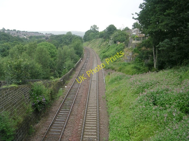 Photo 6"x4" View from Footbridge - Mansion Lane Halifax c2009