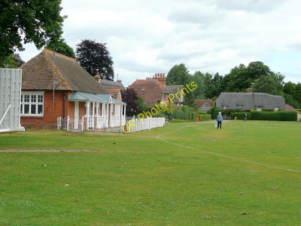 Photo 6"x4" Warborough cricket pavilion Warborough c2009