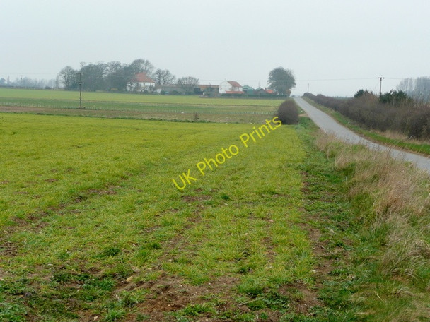 Photo 6"x4" Ermine Street and Winteringham Grange Winteringham c2009