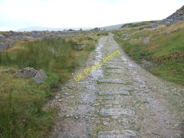 Photo 6"x4" Track of GWR line to Foggintor Quarry Princetown\/SX5873 c2009
