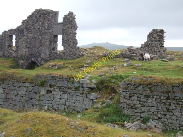 Photo 6"x4" Ruins of Manager's House at Foggintor Quarry Princetown\/SX5873 c2009