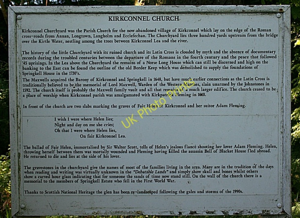 Photo 6"x4" History of Kirkconnel Burnfoot\/NY2574 c2009