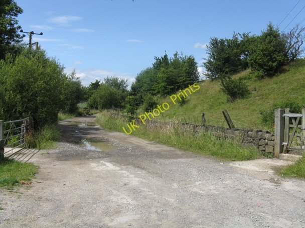Photo 6"x4" Track To Millbrook Mossley\/SD9701 c2009