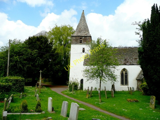 Photo 6"x4" St. Peter's church, Dixton Monmouth\/Trefynwy c2009