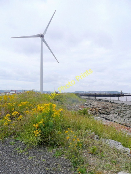 Photo 6"x4" Wind turbine at Avonmouth Avonmouth c2009