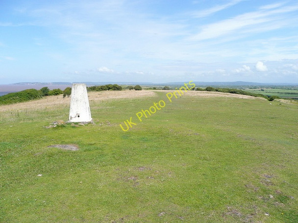 Photo 6"x4" Trig at Middle Hope Woodspring Priory c2009