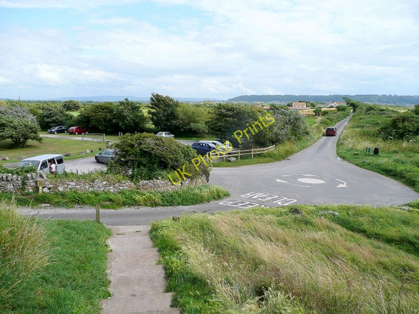 Photo 6"x4" End of Beach Road Woodspring Priory c2009