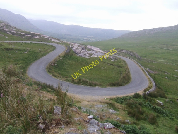 Photo 6"x4" Hairpin on the Healy Pass Adrigole c2009