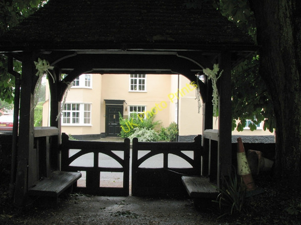 Photo 6"x4" Lych gate at Risby Church Risby\/TL7966 c2008