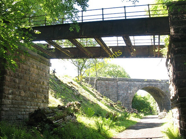 Photo 6"x4" Ruined bridge over old railway cutting Smardale c2009