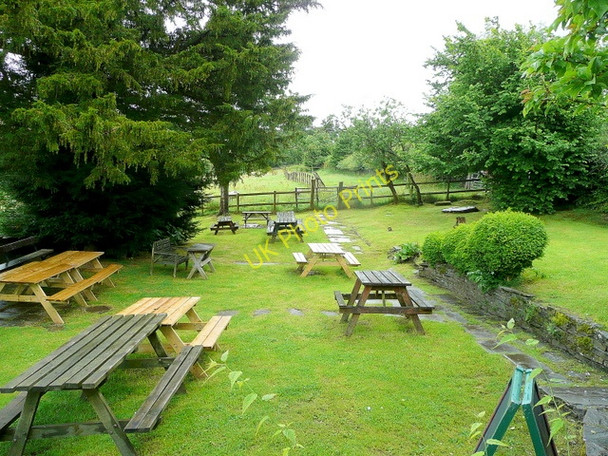 Photo 6"x4" The Bull's Head garden Craswall\/SO2835 c2009