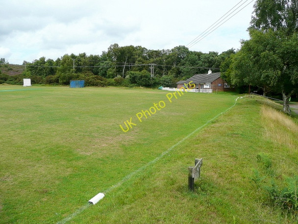 Photo 6"x4" Lindford Cricket Club ground Bordon c2009