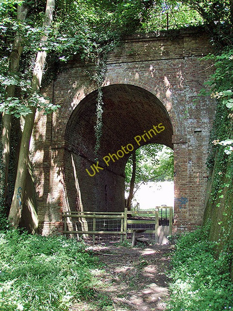 Photo 6"x4" Railway bridge near Etchinghill Etchinghill\/TR1639 c2009