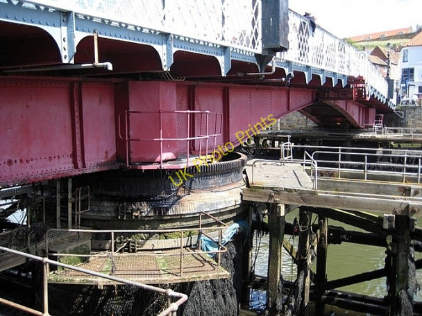 Photo 6"x4" Whitby swingbridge Whitby\/NZ8910 c2008 P1