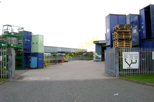 Photo 6"x4" Goods inward gate, Grupo Antolin, Hermes Close, Leamington Spa Royal Leamington Spa c2009