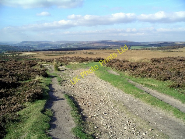 Photo 6"x4" Path on Curbar Edge Calver Sough c2007