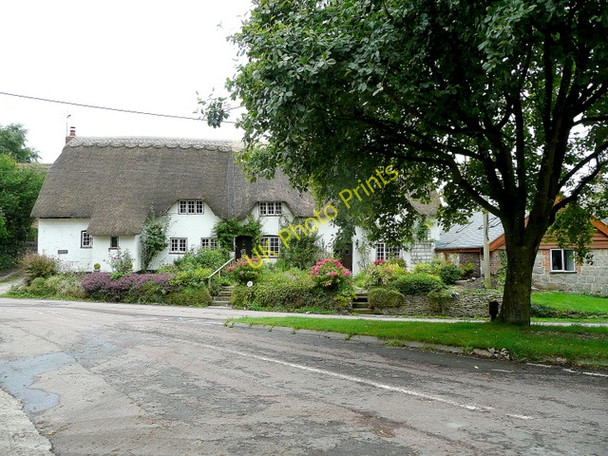 Photo 6"x4" Thatched cottages in Hinton Parva Bishopstone\/SU2483 c2009