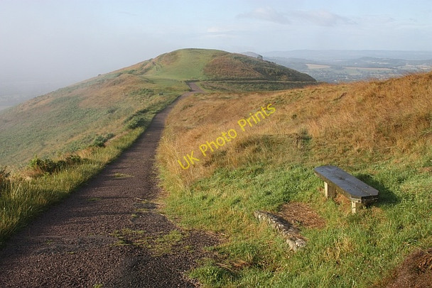 Photo 6"x4" The modern track down Worcestershire Beacon Great Malvern c2009