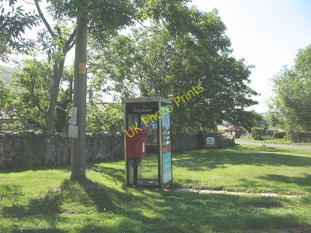 Photo 6"x4" Payphone and post box at Akeld Akeld c2009