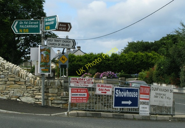 Photo 6"x4" Dunfanaghy signs Dunfanaghy c2009