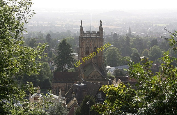 Photo 6"x4" Priory Church from Foley Terrace Great Malvern c2009