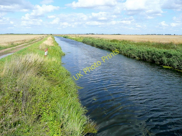 Photo 6"x4" South Drove Drain 1 Deeping St Nicholas c2009