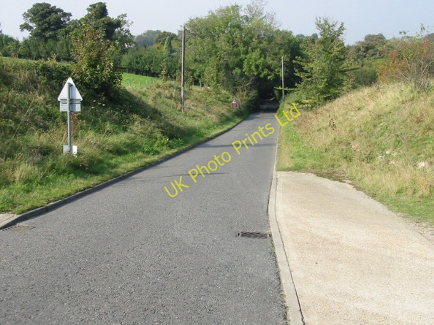 Photo 6"x4" View along Hay Hill towards Farthingate, Eastry Buttsole c2007