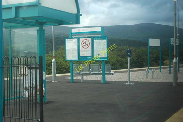 Photo 6"x4" Platform at Dovey Junction station Glandyfi c2009