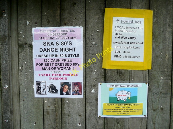 Photo 6"x4" Some posters Bilson Green c2009
