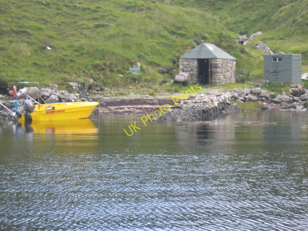 Photo 6"x4" Ard Bheag Jetty and shoreside storage from seaward \u00c0ird Bheag\/NB0319 c2009