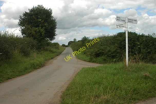 Photo 6"x4" Another junction on another narrow lane Brynore c2009