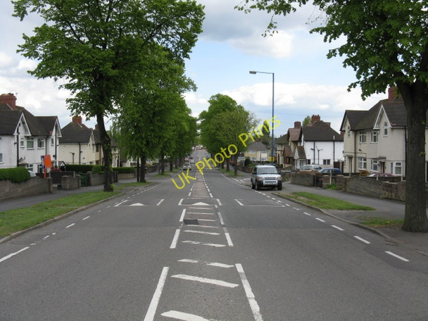 Photo 6"x4" Wood Green - Myvod Road Wednesbury c2010