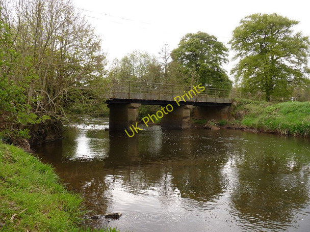 Photo 6"x4" Kersham Bridge on the river Taw as seen from downstream Bridge Reeve c2010