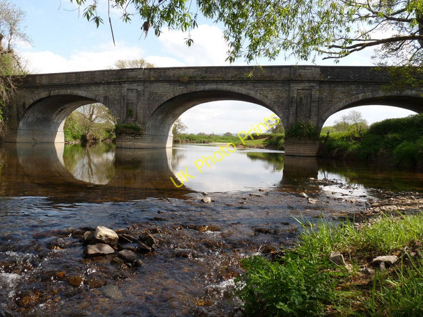 Photo 6"x4" New Bridge on the river Taw as seen from downstream Uppacott\/SS5528 c2010