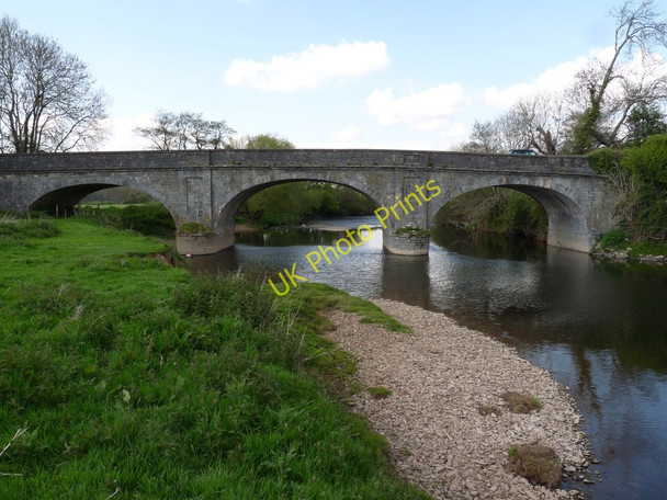 Photo 6"x4" New Bridge on the river Taw as seen from upstream Uppacott\/SS5528 c2010