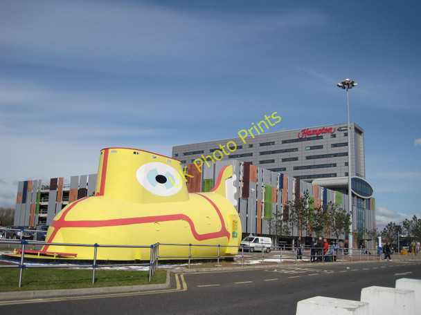 Photo 6"x4" Yellow Submarine at John Lennon Airport Speke c2010