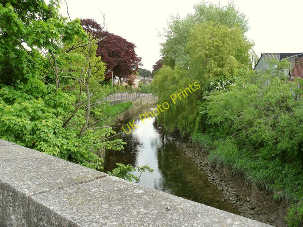 Photo 6"x4" The view upstream from North Road Bridge\/Pilton Bridge on the River Yeo Barnstaple c2010
