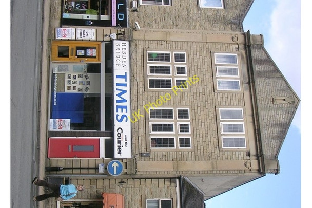 Photo 6"x4" Hebden Bridge Times - Crown Street Hebden Bridge c2010