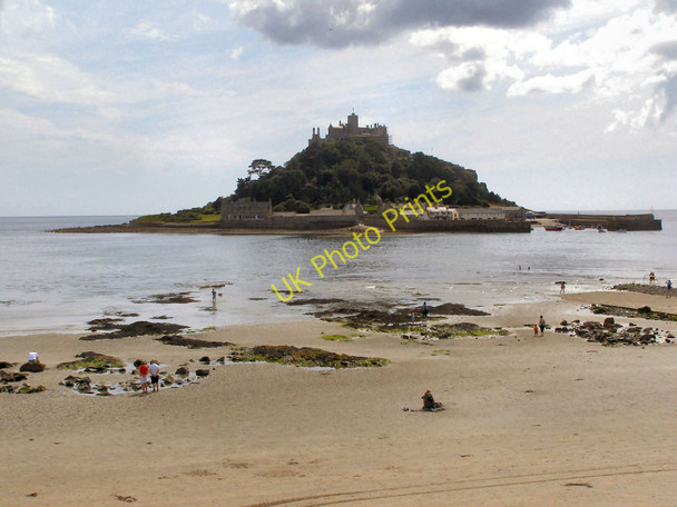 Photo 6"x4" St Michael's Mount at High Tide Marazion c2009