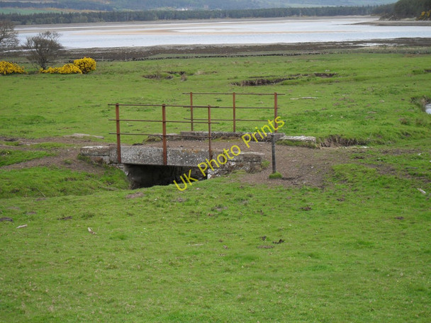 Photo 6"x4" Old railway bridge Skelbo c2010