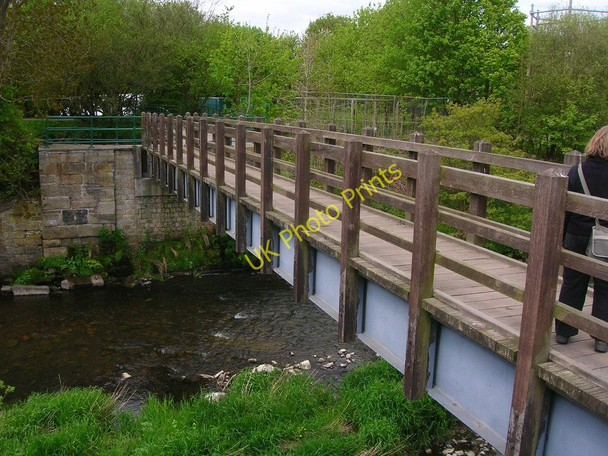 Photo 6"x4" Footbridge over River Irwell, Burrs Country Park Bury\/SD8010 c2010