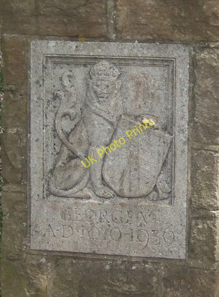 Photo 6"x4" Heraldic Panel - King George's Field Etwall c2010