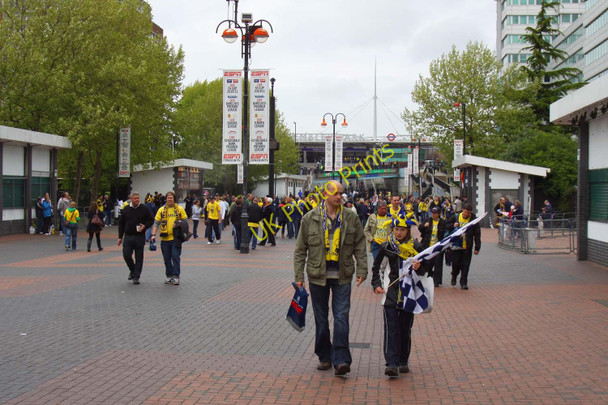 Photo 6"x4" Olympic Way on matchday Wembley c2010