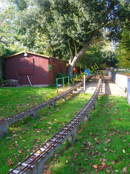 Photo 6"x4" Sheds, Hove Park Miniature Railway Hove c2007