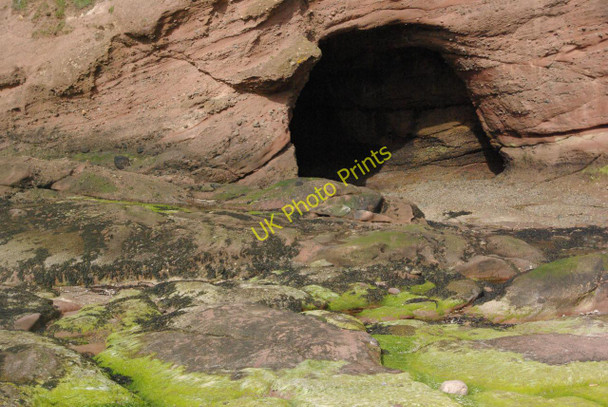Photo 6"x4" Natural arch - Aberdour Beach New Aberdour c2010
