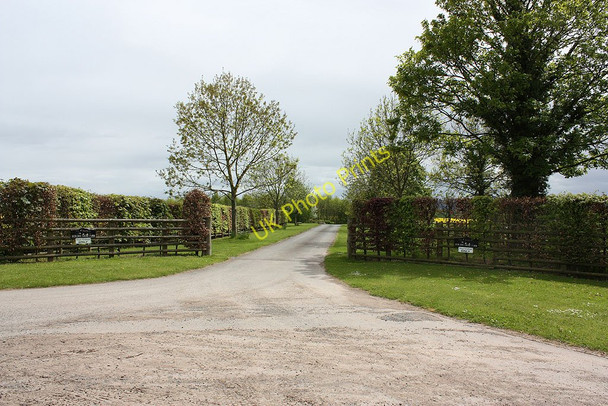 Photo 6"x4" Entrance to Burlton Court Farm Elton's Marsh c2010