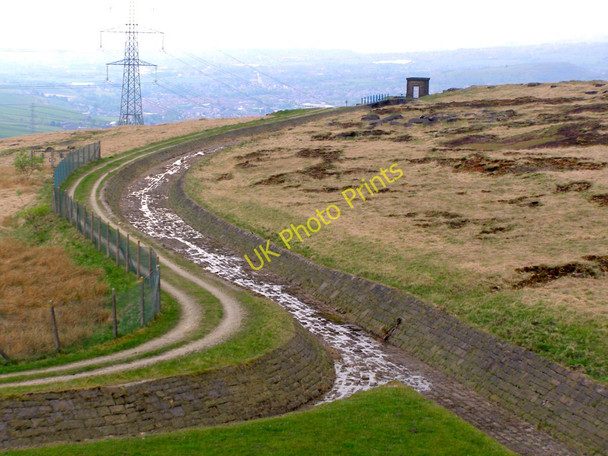 Photo 6"x4" Regulating Drain, Blackstone Edge Reservoir Calderbrook\/SD9418 c2010