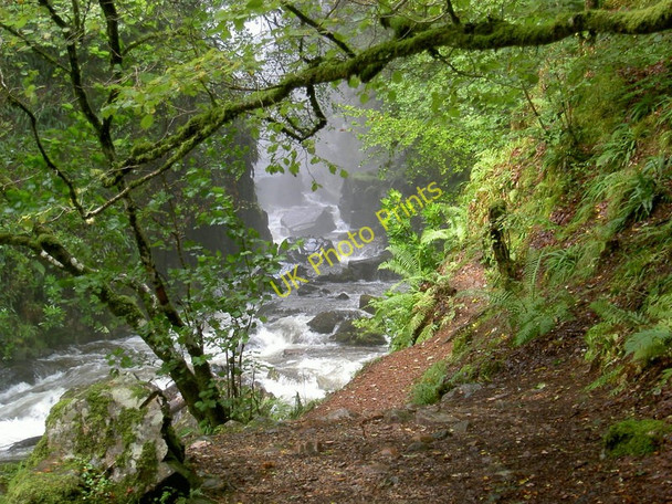 Photo 6"x4" Grey Mare's Tail, Kinlochleven Kinlochmore c2009